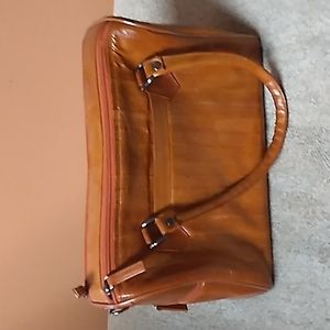 Eel skin bag